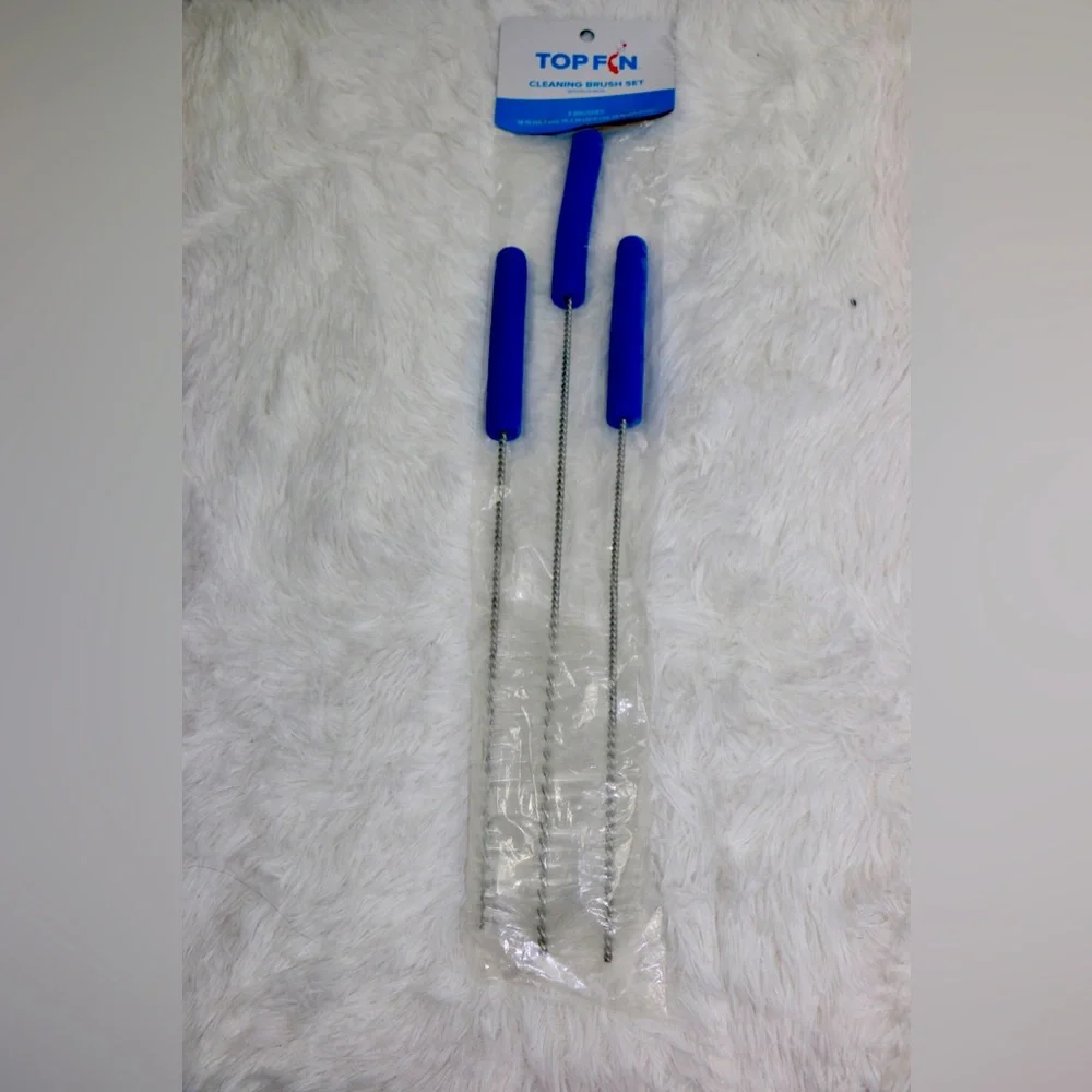 Aquarium Cleaning Brush Set 3pc Fish Tank Filter Hose Pipe Cleaner 14